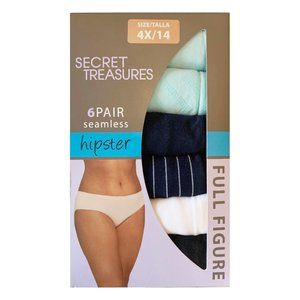 Women's Seamless Full Figure Hipster Panties